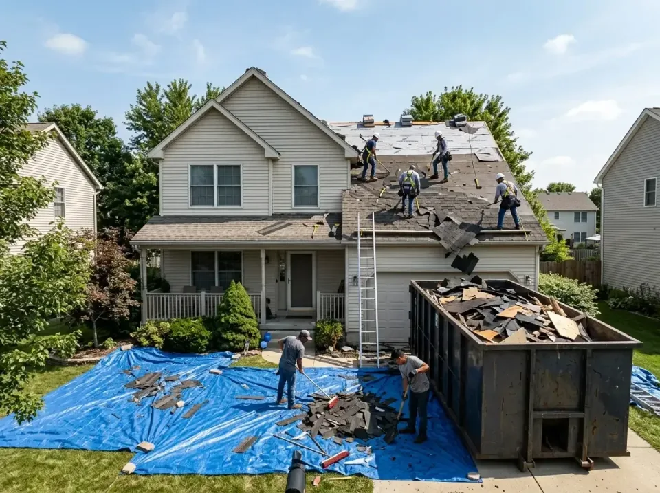roof-replacement-debris-remova-004 — frequently asked questions, Cheapest Dumpster Rentals in Choctaw Lake, OH